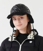 【アルチビオ/archivio】の耳当て付きキルティングキャップ ブラック|ID: prp329100004893568 ipo3291000000036579846