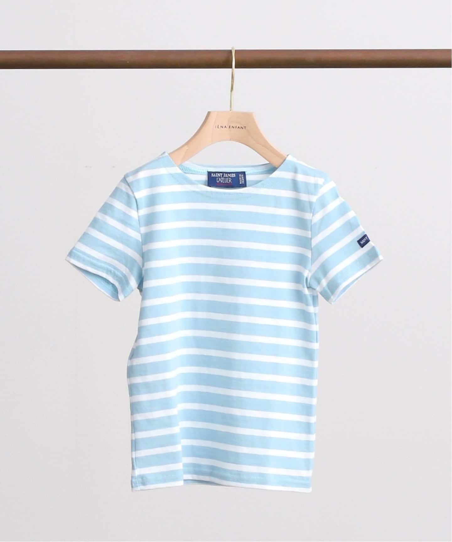 【イエナアンファン/IENA ENFANT / KIDS】の【saint james/セントジェームス】 LEVANT MOD E B カットソー インテリア・キッズ・メンズ・レディースファッション・服の通販 founy(ファニー) 　ファッション　Fashion　キッズファッション　Fashion for Kids　トップス・カットソー　Cut & Sew Tops　カットソー　Cut and Sewn Top　コンパクト　Compact, Small Size　サマー　Summer, Summer Style　シンプル　Simple, Minimal　スマート　Smart, Elegant　ベーシック　Basic, Essential　夏　Summer　サックスブルー B|ID: prp329100004893598 ipo3291000000036580038