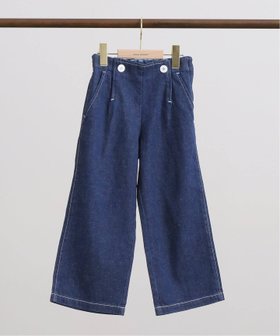 【イエナアンファン/IENA ENFANT / KIDS】の【DAILY DENIM COLLECTION】ストレートデニムパンツ kids 人気、トレンドファッション・服の通販 founy(ファニー) ファッション Fashion キッズファッション Fashion for Kids ボトムス Bottoms インディゴ Indigo Denim スマート Smart, Elegant デニム Denim, Jeans Material 定番 Standard, Basic Item フロント Front, Front Design ポケット Pocket, Pocket Detail ワイド Wide, Wide Fit |ID:prp329100004893605