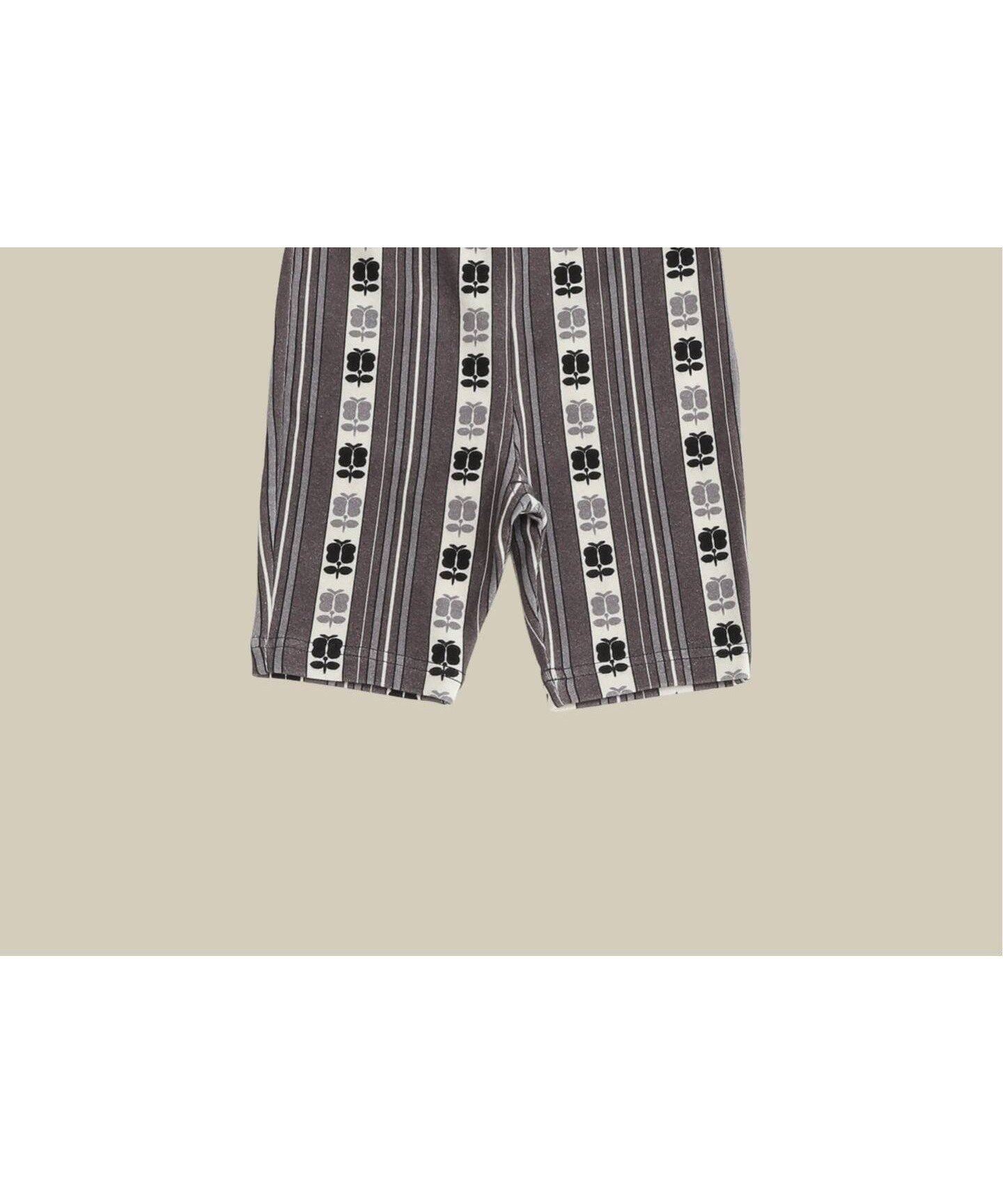 【イエナアンファン/IENA ENFANT / KIDS】の【 PAL/アンドパル】別注レトロストライプハーフスパッツ kids インテリア・キッズ・メンズ・レディースファッション・服の通販 founy(ファニー) 　ファッション　Fashion　キッズファッション　Fashion for Kids　おすすめ　Recommended / Our Picks　アンティーク　Antique-Inspired　ギフト プレゼント　Gift / Present　スマート　Smart, Elegant　ベビー　Baby, Babywear　別注　Limited Edition, Custom Order　ブラック|ID: prp329100004893614 ipo3291000000036580145