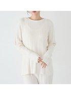 【ジェラート ピケ/gelato pique】の調温スムーズィーランダムリブプルオーバー 人気、トレンドファッション・服の通販 founy(ファニー) ファッション Fashion レディースファッション Fashion for Women トップス・カットソー Cut & Sew Tops カジュアルプルオーバー・ニットトップス Pullovers & Knit Tops / Casual Pullovers スマート Smart, Elegant セットアップ Set-Up, Coordinated Outfit なめらか Smooth, Silky Texture ロング Long, Long-Length ワンポイント One Point, Statement Accent おすすめ Recommended / Our Picks thumbnail IVR[003]|ID: prp329100004893678 ipo3291000000036580573