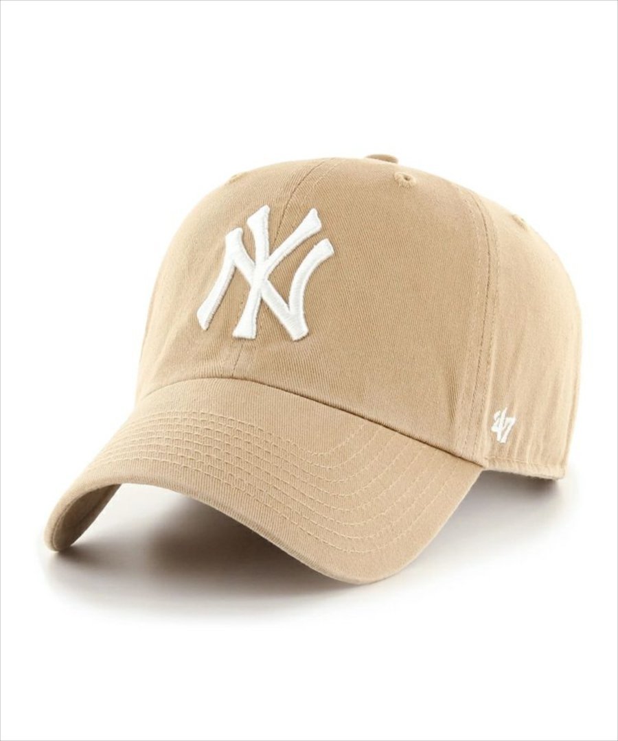 【ドノバン/DONOBAN】のYankees 47 CLEAN UP インテリア・キッズ・メンズ・レディースファッション・服の通販 founy(ファニー) 　ファッション　Fashion　レディースファッション　Fashion for Women　ウッド　Wooden Design　キャップ　Cap, Baseball Cap　クラウン　Crown, Royal Motif　サンダル　Sandals, Summer Shoes　定番　Standard, Basic Item　パープル　Purple, Violet　フィット　Fit, Slim Fit　ラップ　Wrap, Wrap Design　11.カーキ×ホワイト(NY)|ID: prp329100004893735 ipo3291000000036580965