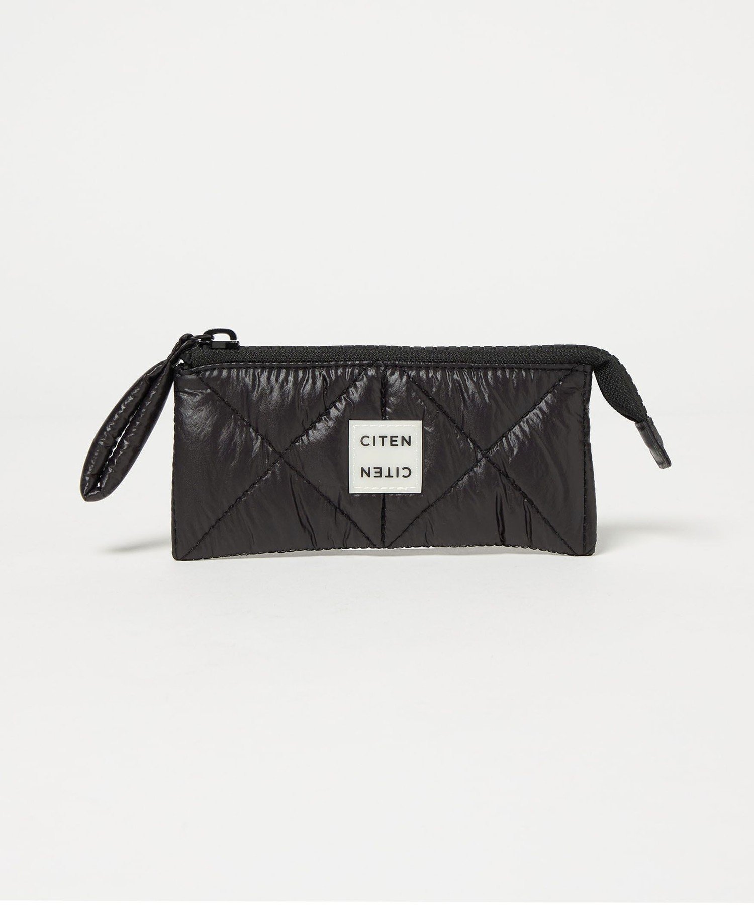 【シテン/CITEN】のCITEN パデッドペンケース インテリア・キッズ・メンズ・レディースファッション・服の通販 founy(ファニー) 　ファッション　Fashion　レディースファッション　Fashion for Women　おすすめ　Recommended / Our Picks　キルティング　Quilted, Quilting　シンプル　Simple, Minimal　トライアングル　Triangle, Triangular Shape　フィット　Fit, Slim Fit　ビジネス 仕事 通勤　Business / Work / Commuting　BLACK|ID: prp329100004893883 ipo3291000000036582003