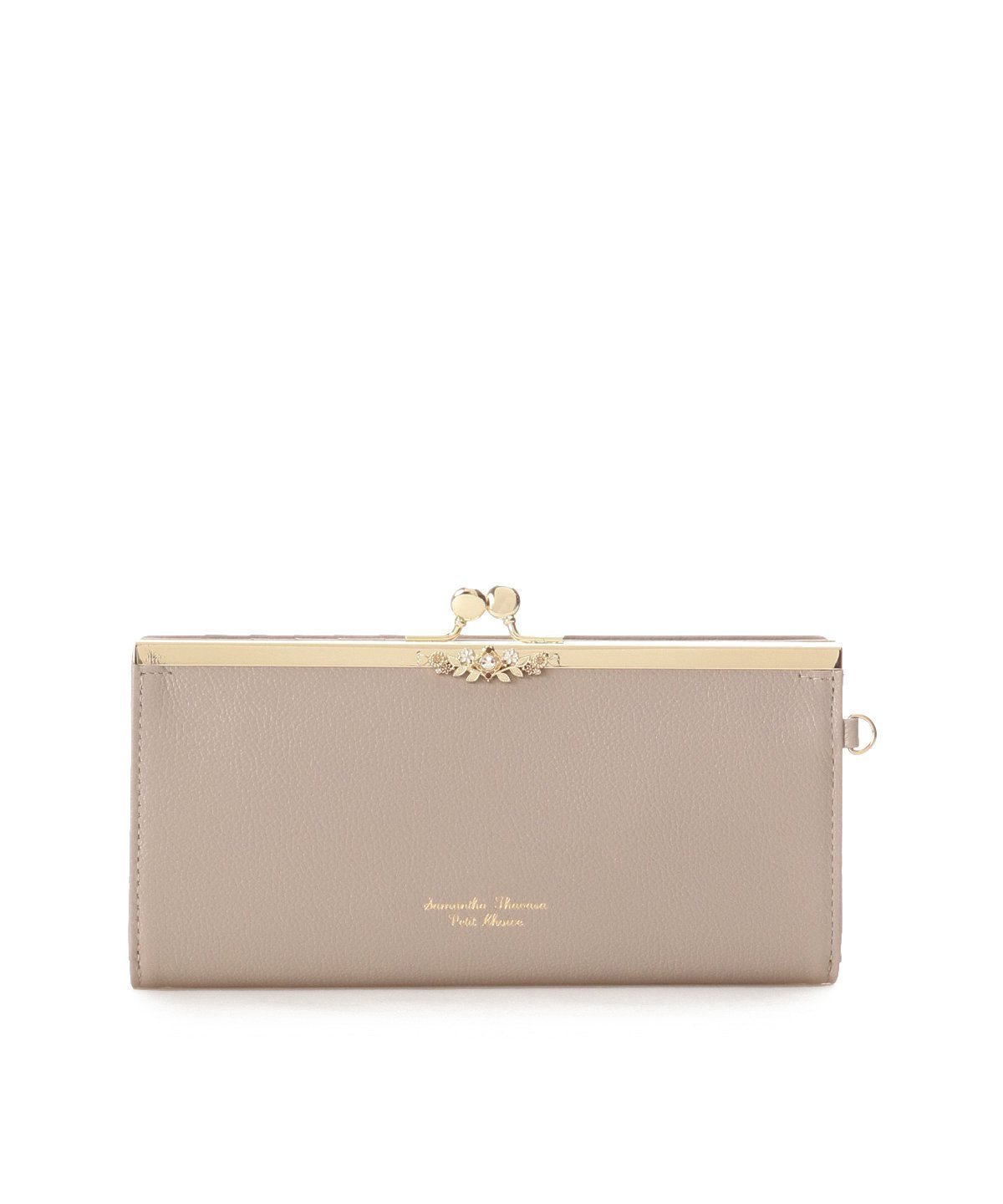 【サマンサタバサ プチチョイス/SamanTha Thavasa PeTiT Choice】のフラワーモチーフ長財布 インテリア・キッズ・メンズ・レディースファッション・服の通販 founy(ファニー) ファッション Fashion レディースファッション Fashion for Women ミニ財布・二つ折り財布 Wallets & Card Cases ストーン Stone, Gem-Like フラワー Flower, Floral ポケット Pocket, Pocket Detail モチーフ Motif, Design Theme エレガント 上品 Elegant 財布 Wallet, Purse グレージュ|ID: prp329100004893894 ipo3291000000036582090