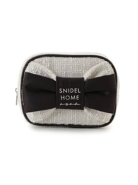 【スナイデル ホーム/SNIDEL HOME】のツイードリボンポーチ 人気、トレンドファッション・服の通販 founy(ファニー) ファッション Fashion レディースファッション Fashion for Women ポーチ&ミニバッグ Pouches & Mini Bags おすすめ Recommended / Our Picks エレガント 上品 Elegant キラキラ Sparkly, Glittery サマー Summer, Summer Style スクエア Square, Square Shape スマート Smart, Elegant スーツケース キャリーケース Suitcase / Carry Case ツイード／ツィード Choker, Choker Necklace ポケット Pocket, Pocket Detail ポーチ Pouch, Small Case リボン Ribbon, Bow 定番 Standard, Basic Item |ID:prp329100004893931
