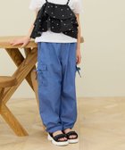【グローバルワーク/GLOBAL WORK / KIDS】のカーブドロストリボンパンツ/キッズ/646205 人気、トレンドファッション・服の通販 founy(ファニー) ファッション Fashion キッズファッション Fashion for Kids ボトムス Bottoms おすすめ Recommended / Our Picks ドローコード Drawcord, Drawstring Cord フリル Frill, Ruffle ポケット Pocket, Pocket Detail リボン Ribbon, Bow リラックス Relax, Relaxed Fit thumbnail ブルーデニム84|ID: prp329100004896194 ipo3291000000036607625