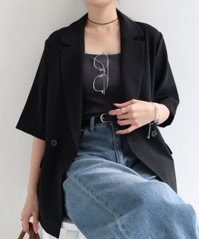 【アンドミー/andme】の半袖 テーラード ジャケット 人気、トレンドファッション・服の通販 founy(ファニー) ファッション Fashion レディースファッション Fashion for Women アウター Coat / Outerwear Collection レディースジャケット・軽アウター Jackets テーラードジャケット / 通勤・きれいめスタイル Tailored Jackets & Blazers ジャケット Jacket, Outerwear テーラード Tailored, Tailored Fit バランス Balance, Style Balance 半袖 Short Sleeve, Half Sleeve おすすめ Recommended / Our Picks エレガント 上品 Elegant |ID:prp329100004896244