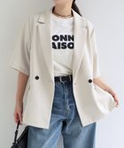 【アンドミー/andme】の半袖 テーラード ジャケット 人気、トレンドファッション・服の通販 founy(ファニー) ファッション Fashion レディースファッション Fashion for Women アウター Coat / Outerwear Collection レディースジャケット・軽アウター Jackets テーラードジャケット / 通勤・きれいめスタイル Tailored Jackets & Blazers ジャケット Jacket, Outerwear テーラード Tailored, Tailored Fit バランス Balance, Style Balance 半袖 Short Sleeve, Half Sleeve おすすめ Recommended / Our Picks エレガント 上品 Elegant thumbnail アイボリー|ID: prp329100004896244 ipo3291000000036607903
