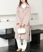 【アミュレット/Amulet】の【Amulet】ステンカラーロングコート 人気、トレンドファッション・服の通販 founy(ファニー) ファッション Fashion レディースファッション Fashion for Women アウター Coat / Outerwear Collection コート・ロングコート・ピーコート Long Coats, Peacoats & More シンプル Simple, Minimal チェック Check, Plaid, Tartan ベーシック Basic, Essential thumbnail ピンク|ID: prp329100004896271 ipo3291000000036608125