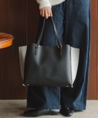 【その他のブランド/Other】の【A4対応】3層タイプ トートバッグ / レディース バッグ a4 通勤 自立 ブラック×グレー|ID: prp329100004896303 ipo3291000000036608403