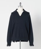 【ユナイテッドアローズ/UNITED ARROWS】のLOEFF ダメージ スキッパー ニット UNISEX 人気、トレンドファッション・服の通販 founy(ファニー) ファッション Fashion レディースファッション Fashion for Women トップス・カットソー Cut & Sew Tops ニット Knit Tops & Sweaters ユニセックス Unisex, Genderless おすすめ Recommended / Our Picks スキッパー Skipper, Open Collar ダメージ Distressed, Destroyed thumbnail NAVY|ID: prp329100004896352 ipo3291000000036608961