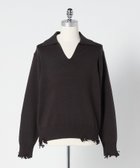 【ユナイテッドアローズ/UNITED ARROWS】のLOEFF ダメージ スキッパー ニット UNISEX 人気、トレンドファッション・服の通販 founy(ファニー) ファッション Fashion レディースファッション Fashion for Women トップス・カットソー Cut & Sew Tops ニット Knit Tops & Sweaters ユニセックス Unisex, Genderless おすすめ Recommended / Our Picks スキッパー Skipper, Open Collar ダメージ Distressed, Destroyed thumbnail DK.BROWN|ID: prp329100004896352 ipo3291000000036608969