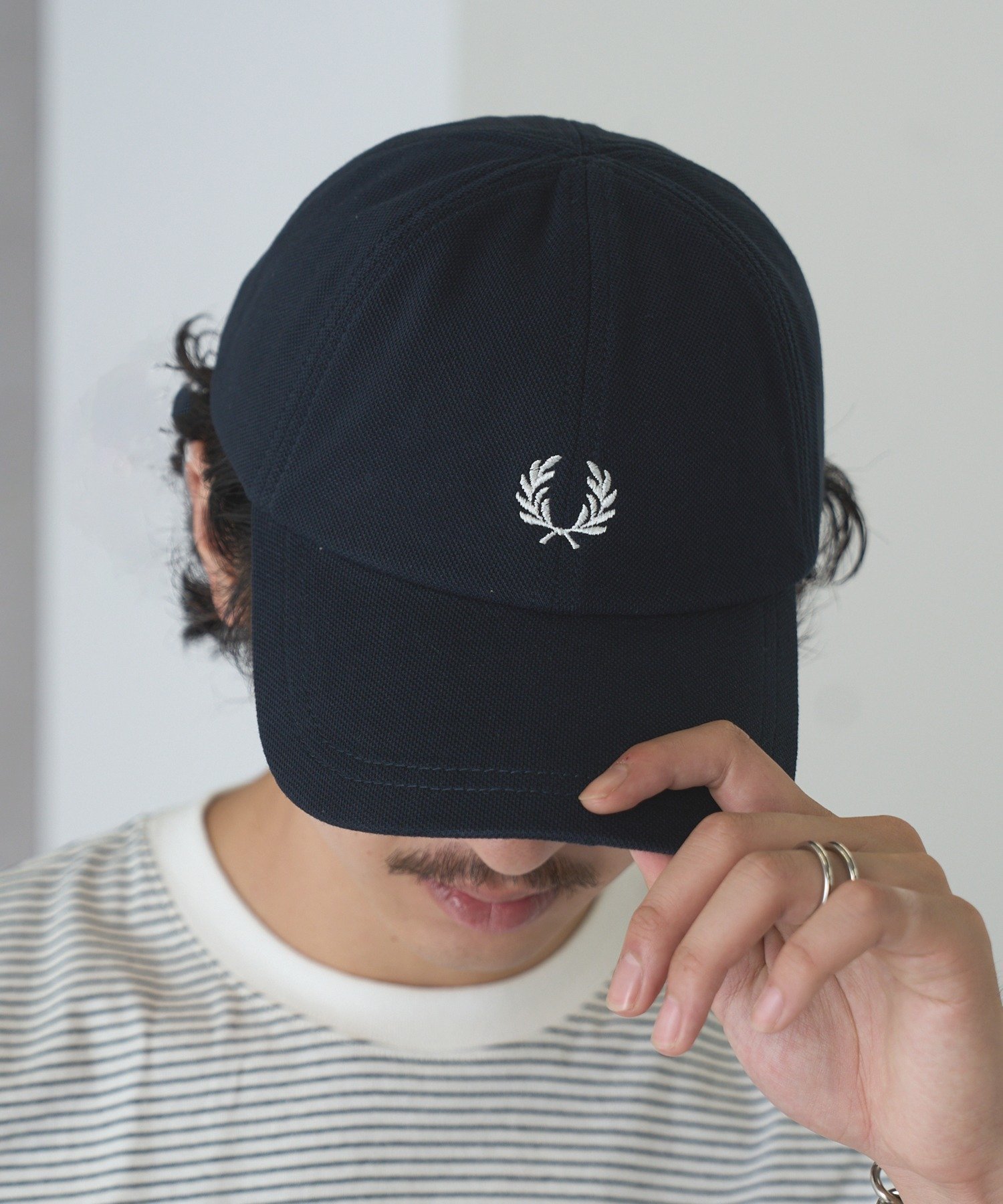 【カセットチャート/Cassette Chart】のFRED PERRY/PIQUE CLASSIC CAP HW2295 フレッドペリー キャップ インテリア・キッズ・メンズ・レディースファッション・服の通販 founy(ファニー) 　ファッション　Fashion　レディースファッション　Fashion for Women　キャップ　Cap, Baseball Cap　クラシック　Classic, Timeless Style　鹿の子　Piqué, Kanoko Fabric　シンプル　Simple, Minimal　人気　Popular, Best Seller　フロント　Front, Front Design　ポロシャツ　Polo Shirt, Collared Tee　モッズコート　Mods Coat, Military Parka　再入荷　Restock / Back in Stock　エレガント 上品　Elegant　NVY|ID: prp329100004896552 ipo3291000000036610518