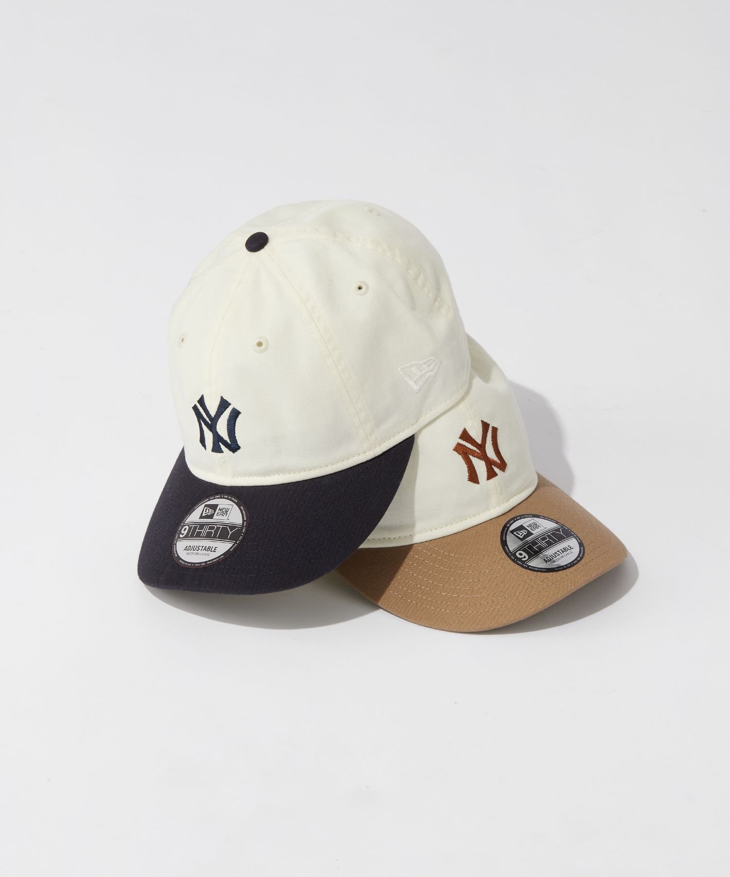 【レイジブルー/RAGEBLUE】の【NEW ERA/ニューエラ】9THIRTY/2トーンキャップ インテリア・キッズ・メンズ・レディースファッション・服の通販 founy(ファニー) 　ファッション　Fashion　レディースファッション　Fashion for Women　ウォッシュ　Washed Finish　キャップ　Cap, Baseball Cap　スポーツ　Sports, Activewear　ベーシック　Basic, Essential　ネイビー系88|ID: prp329100004896569 ipo3291000000036610654