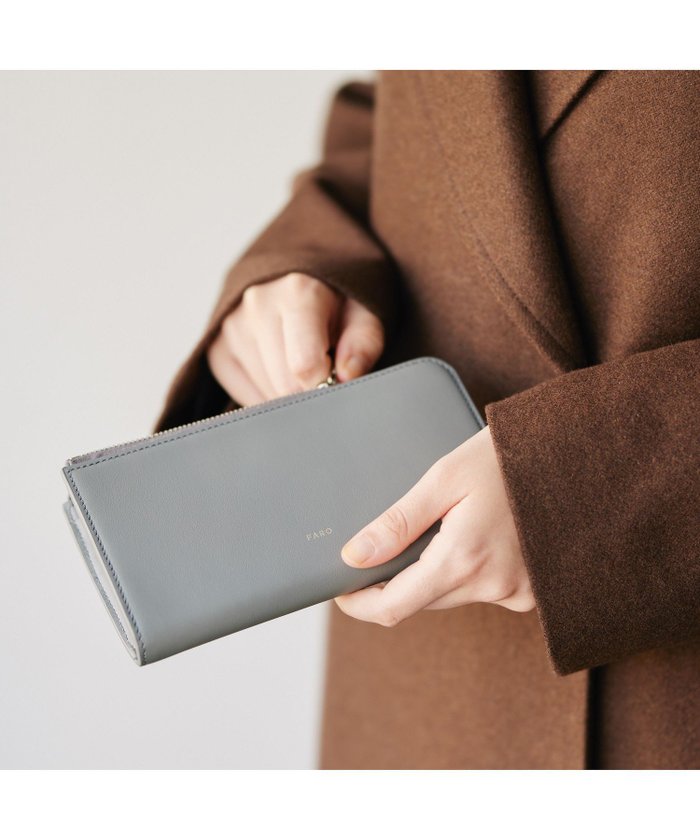 【ファーロ/FARO】のCalma Wallet Long Zip インテリア・キッズ・メンズ・レディースファッション・服の通販 founy(ファニー) https://founy.com/ ファッション Fashion レディースファッション Fashion for Women イタリア Italy カッティング Cutting Detail グラデーション Gradient, Ombre シンプル Simple, Minimal 財布 Wallet, Purse ドレープ Drape, Draping Fabric ポケット Pocket, Pocket Detail |ID: prp329100004896623 ipo3291000000036611068
