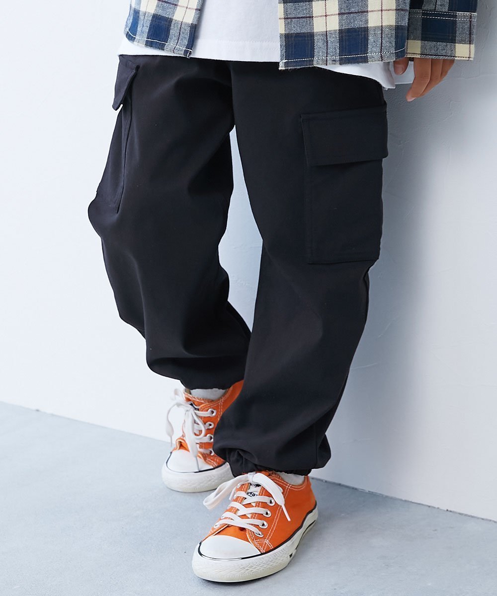 【デビロック/devirock / KIDS】のよくばりストレッチ ツイル カーゴ ジョガーパンツ ロングパンツ ボトムス 25AW インテリア・キッズ・メンズ・レディースファッション・服の通販 founy(ファニー) 　ファッション　Fashion　キッズファッション　Fashion for Kids　ボトムス　Bottoms　カーゴパンツ　Cargo Pants, Utility Pants　ストレッチ　Stretch, Stretchy Fabric　ツイル　Twist, Twisted Detail　定番　Standard, Basic Item　ロング　Long, Long-Length　おすすめ　Recommended / Our Picks　2025年　2025　2025-2026秋冬・A/W　Autumn/Winter 2025–26 AW25–26　ブラック|ID: prp329100004898500 ipo3291000000036646862