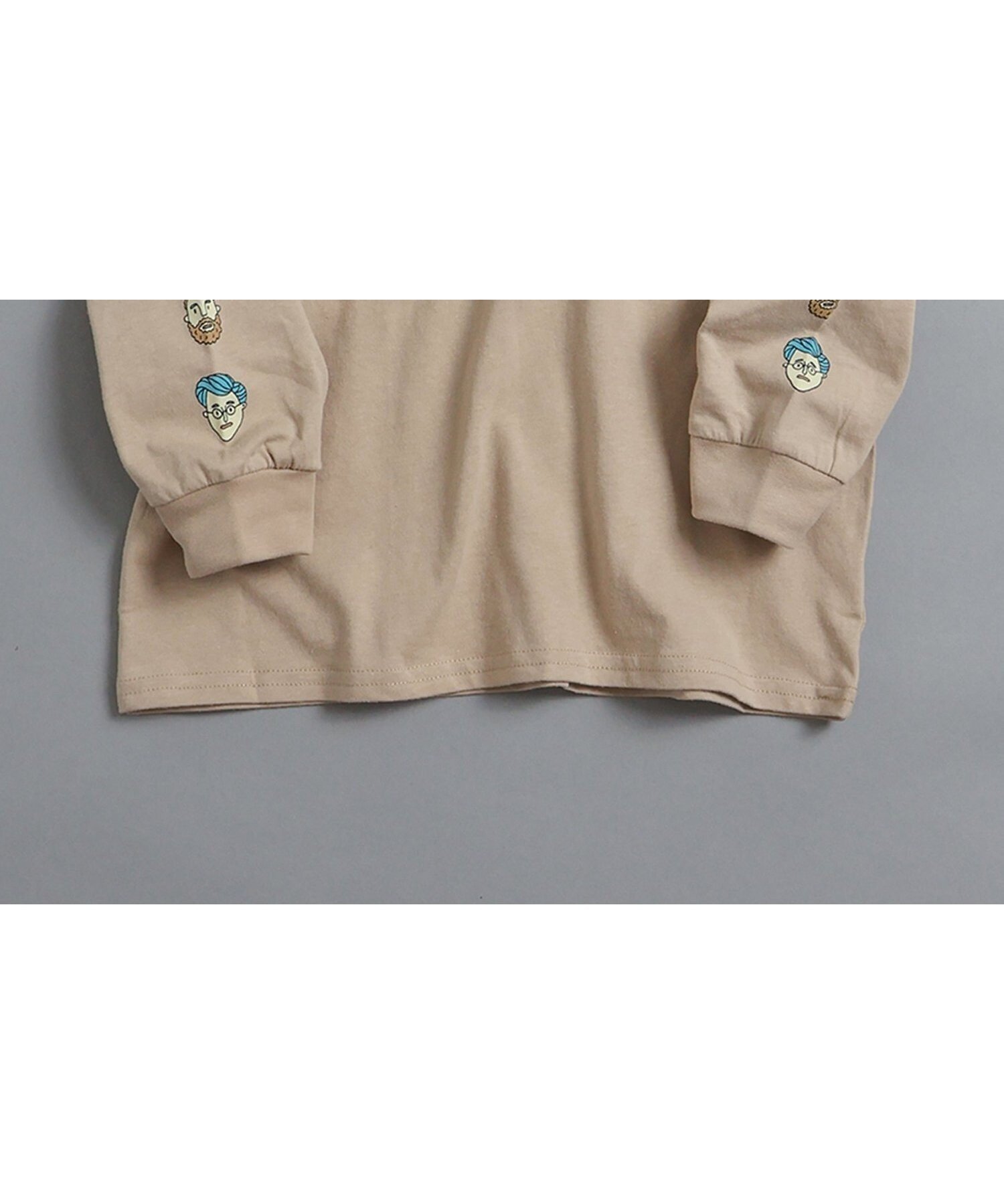 【エフオー オンラインストア/F.O.Online Store / KIDS】のWEB限定 袖イロイロプリントTシャツ インテリア・キッズ・メンズ・レディースファッション・服の通販 founy(ファニー) ファッション Fashion キッズファッション Fashion for Kids 2026年 2026 デニム Denim, Jeans Material プチプライス・低価格 Affordable / Budget Price プリント Print, Printed Pattern モチーフ Motif, Design Theme ロング Long, Long-Length 人気 Popular, Best Seller 春 Spring 長袖 Long Sleeve, Full Sleeve ベージュ|ID: prp329100004898504 ipo3291000000036646932