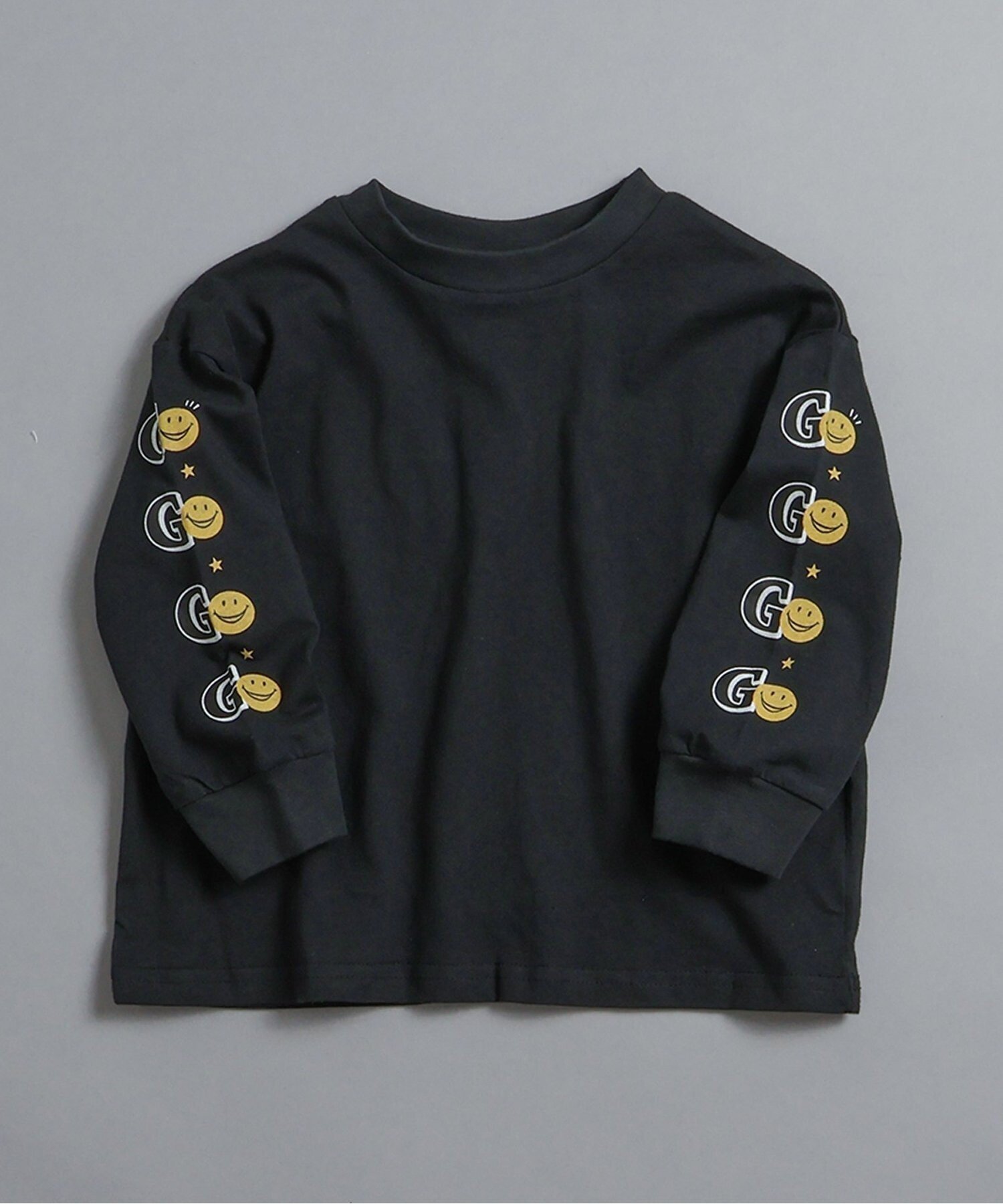 【エフオー オンラインストア/F.O.Online Store / KIDS】のWEB限定 袖イロイロプリントTシャツ インテリア・キッズ・メンズ・レディースファッション・服の通販 founy(ファニー) ファッション Fashion キッズファッション Fashion for Kids 2026年 2026 デニム Denim, Jeans Material プチプライス・低価格 Affordable / Budget Price プリント Print, Printed Pattern モチーフ Motif, Design Theme ロング Long, Long-Length 人気 Popular, Best Seller 春 Spring 長袖 Long Sleeve, Full Sleeve ブラック|ID: prp329100004898504 ipo3291000000036646934