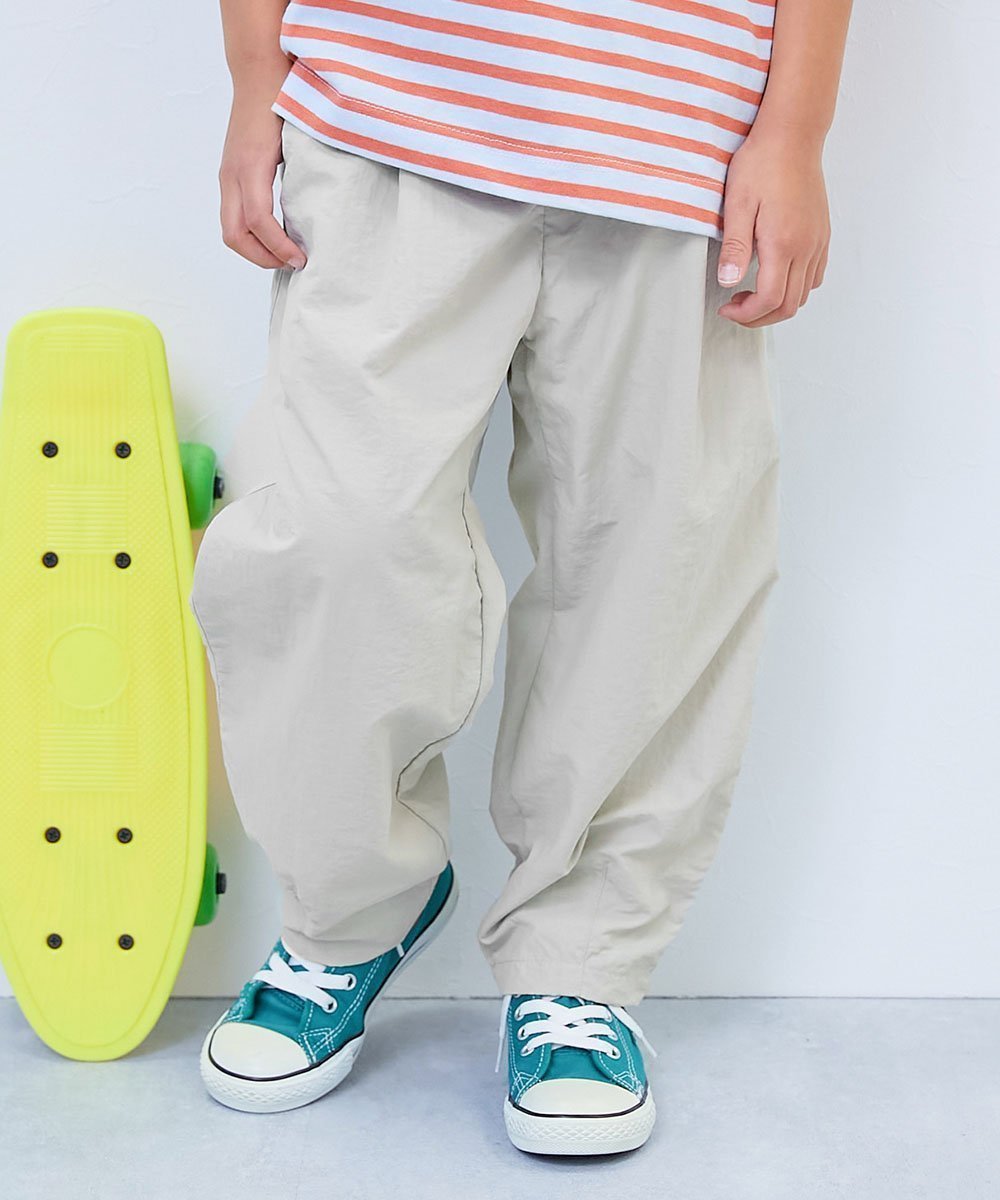 【デビロック/devirock / KIDS】の【水はじく】撥水ナイロン トラックパンツ(セットアップ可能) 子供服 キッズ 26SS インテリア・キッズ・メンズ・レディースファッション・服の通販 founy(ファニー) 　ファッション　Fashion　キッズファッション　Fashion for Kids　ボトムス　Bottoms　ジャケット　Jacket, Outerwear　セットアップ　Set-Up, Coordinated Outfit　トレンド　Trend, Trending Now　バルーン　Balloon, Balloon Silhouette　おすすめ　Recommended / Our Picks　2026年　2026　032-ムジ-Lグレー|ID: prp329100004898515 ipo3291000000036647147