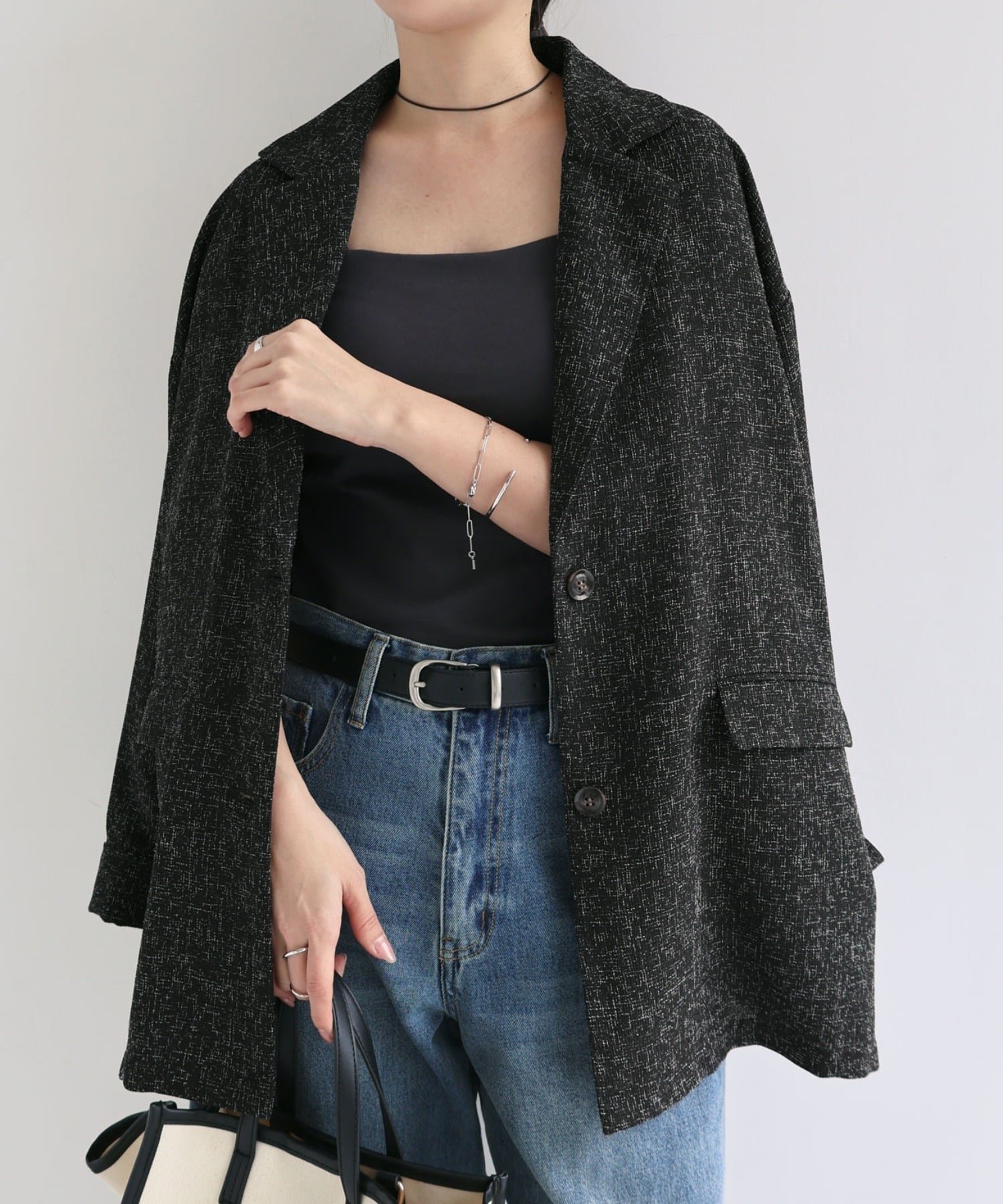 【アンドミー/andme】のサマー ツイード テーラード ジャケット 人気、トレンドファッション・服の通販 founy(ファニー) 　ファッション　Fashion　レディースファッション　Fashion for Women　アウター　Coat / Outerwear Collection　レディースジャケット・軽アウター　Jackets　テーラードジャケット / 通勤・きれいめスタイル　Tailored Jackets & Blazers　カーディガン　Cardigan, Knitwear　サマー　Summer, Summer Style　ショルダー　Shoulder, Shoulder Strap　ジャケット　Jacket, Outerwear　ツイード　Twill, Twill Weave　テーラード　Tailored, Tailored Fit　ドロップ　Drop Shoulder, Dropped Style　フォーマル　Formal, Dressy　ポケット　Pocket, Pocket Detail　ミックス　Mix, Mixed Style　リラックス　Relax, Relaxed Fit　ロング　Long, Long-Length　おすすめ　Recommended / Our Picks　エレガント 上品　Elegant　 other-1|ID: prp329100004898521 ipo3291000000036647191