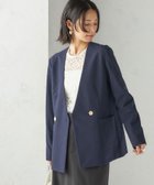 【シップス フォー ウィメン/SHIPS】の吸水速乾 / 防シワ加工 / 洗濯機可能 スーティング ジャージー カラーレス ジャケット 人気、トレンドファッション・服の通販 founy(ファニー) ファッション Fashion レディースファッション Fashion for Women アウター Coat / Outerwear Collection レディースジャケット・軽アウター Jackets 秋 Autumn カーディガン Cardigan, Knitwear 吸水 Absorbent, Quick-Dry ジャケット Jacket, Outerwear ストレッチ Stretch, Stretchy Fabric ダブル Double, Double-Breasted デニム Denim, Jeans Material ボトム Bottoms, Lower Wear ポケット Pocket, Pocket Detail 夏 Summer 2025年 2025 2025-2026秋冬・A/W Autumn/Winter 2025–26 AW25–26 thumbnail ネイビー|ID: prp329100004898540 ipo3291000000036647430