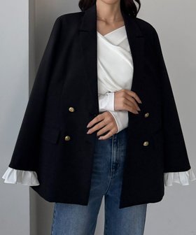 【ジュノア/JUNOAH】のLouere フリルレイヤードデザインジャケット 人気、トレンドファッション・服の通販 founy(ファニー) ファッション Fashion レディースファッション Fashion for Women アウター Coat / Outerwear Collection レディースジャケット・軽アウター Jackets |ID:prp329100004898558