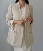 【ジュノア/JUNOAH】のLouere フリルレイヤードデザインジャケット 人気、トレンドファッション・服の通販 founy(ファニー) ファッション Fashion レディースファッション Fashion for Women アウター Coat / Outerwear Collection レディースジャケット・軽アウター Jackets thumbnail グレージュ|ID: prp329100004898558 ipo3291000000036647525