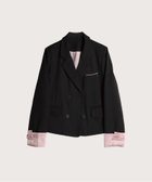 【ラ ポム プチ/LA POMME petit】のPink Stitching Loose Jacket/ピンク ステッチ ルーズ ジャケット 人気、トレンドファッション・服の通販 founy(ファニー) ファッション Fashion レディースファッション Fashion for Women アウター Coat / Outerwear Collection レディースジャケット・軽アウター Jackets ジャケット Jacket, Outerwear ルーズ Loose, Oversized thumbnail Gray|ID: prp329100004898561 ipo3291000000036647569