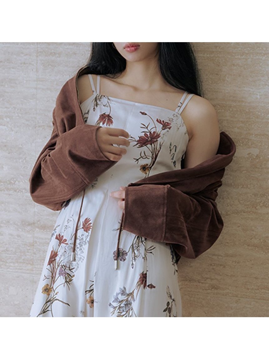 【フレイ アイディー/FRAY I.D】のステンカラードロストギャザーブルゾン インテリア・キッズ・メンズ・レディースファッション・服の通販 founy(ファニー) 　ファッション　Fashion　レディースファッション　Fashion for Women　アウター　Coat / Outerwear Collection　ブルゾンジャケット・スポーティアウター　Blouson Jackets　ギャザー　Gathered, Ruffled　クール　Cool, Chic　コンパクト　Compact, Small Size　シンプル　Simple, Minimal　スマート　Smart, Elegant　スリーブ　Sleeve, Long Sleeve / Short Sleeve　トレンド　Trend, Trending Now　ドローストリング　Drawstring, Pull Cord　フェイクレザー　Faux Leather, PU Leather　ブルゾン　Blouson, Bomber Jacket　BRW[058]|ID: prp329100004898570 ipo3291000000036647661