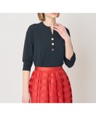 【アナイ/ANAYI】のレーヨンポリエステルストレッチキーネックプルオーバー 人気、トレンドファッション・服の通販 founy(ファニー) ファッション Fashion レディースファッション Fashion for Women トップス・カットソー Cut & Sew Tops カジュアルプルオーバー・ニットトップス Pullovers & Knit Tops / Casual Pullovers コンパクト Compact, Small Size ストレッチ Stretch, Stretchy Fabric スマート Smart, Elegant デコルテ Décolleté, Neckline ボトム Bottoms, Lower Wear S/S・春夏 SS, Spring/Summer, Warm Season 再入荷 Restock / Back in Stock 夏 Summer thumbnail navy|ID: prp329100004898577 ipo3291000000036647761