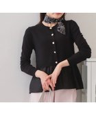 【インデックス/INDEX】のペプラムレイヤード多釦カーディガン【洗濯機OK】 人気、トレンドファッション・服の通販 founy(ファニー) ファッション Fashion レディースファッション Fashion for Women トップス・カットソー Cut & Sew Tops カーディガン・羽織り Layered Style Cardigans カーディガン Cardigan, Knitwear シアー Sheer, See-Through シンプル Simple, Minimal スマート Smart, Elegant デニム Denim, Jeans Material ドッキング Docking, Mixed Material バルーン Balloon, Balloon Silhouette フェミニン Feminine, Girly フロント Front, Front Design ペプラム Peplum, Flared Hem エレガント 上品 Elegant thumbnail ブラック|ID: prp329100004898617 ipo3291000000036648225