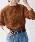 【シップス フォー ウィメン/SHIPS】のSHIPS any 手洗い可能 ジャカード バンピー クルーネック プルオーバー 人気、トレンドファッション・服の通販 founy(ファニー) ファッション Fashion レディースファッション Fashion for Women トップス・カットソー Cut & Sew Tops カジュアルプルオーバー・ニットトップス Pullovers & Knit Tops / Casual Pullovers 洗える Machine Washable ジャカード／ジャガード Jacquard, Woven Pattern ジャケット Jacket, Outerwear バランス Balance, Style Balance レース Lace, Lace Fabric 2026年 2026 thumbnail キャメル|ID: prp329100004898625 ipo3291000000036648337