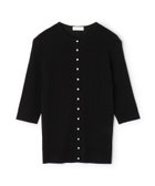 【トゥモローランド/TOMORROWLAND】のマーセライズドコットン クルーネックカーディガン 人気、トレンドファッション・服の通販 founy(ファニー) ファッション Fashion レディースファッション Fashion for Women トップス・カットソー Cut & Sew Tops カーディガン・羽織り Layered Style Cardigans エレガント 上品 Elegant カーディガン Cardigan, Knitwear シルバー Silver, Metallic Silver スリム Slim, Slim Fit スリーブ Sleeve, Long Sleeve / Short Sleeve 定番 Standard, Basic Item フィット Fit, Slim Fit フロント Front, Front Design ベーシック Basic, Essential リネン Linen, Linen Fabric 夏 Summer thumbnail 19 ブラック|ID: prp329100004898648 ipo3291000000036648518