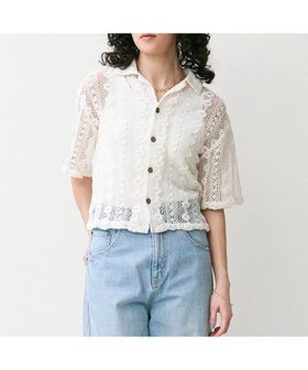 【ジョンブルプライベートラボ/Johnbull Private labo】のインドレースシャツ 人気、トレンドファッション・服の通販 founy(ファニー) ファッション Fashion レディースファッション Fashion for Women トップス・カットソー Cut & Sew Tops シャツ・ブラウス・オフィスカジュアル Elegant Blouses & Button-Ups インド Indian Textile インナー Innerwear シンプル Simple, Minimal レース Lace, Lace Fabric ヴィンテージ Vintage Style 人気 Popular, Best Seller 透かし Cut-Out, Lacework |ID:prp329100004898650