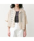 【ジョンブルプライベートラボ/Johnbull Private labo】のインドレースシャツ 人気、トレンドファッション・服の通販 founy(ファニー) ファッション Fashion レディースファッション Fashion for Women トップス・カットソー Cut & Sew Tops シャツ・ブラウス・オフィスカジュアル Elegant Blouses & Button-Ups インド Indian Textile インナー Innerwear シンプル Simple, Minimal レース Lace, Lace Fabric ヴィンテージ Vintage Style 人気 Popular, Best Seller 透かし Cut-Out, Lacework thumbnail ライトベージュ|ID: prp329100004898650 ipo3291000000036648543