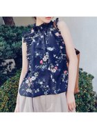 【フレイ アイディー/FRAY I.D】のフラワープリントギャザーフリルブラウス 人気、トレンドファッション・服の通販 founy(ファニー) ファッション Fashion レディースファッション Fashion for Women トップス・カットソー Cut & Sew Tops シャツ・ブラウス・オフィスカジュアル Elegant Blouses & Button-Ups 花柄・フラワープリント・モチーフ Floral Prints & Motifs / Flower Pattern Tops インナー Innerwear エアリー Airy Texture キャミソール Camisole, Spaghetti Strap Top スペシャル Special, Limited Edition スマート Smart, Elegant セットアップ Set-Up, Coordinated Outfit ビスチェ Bustier, Corset Top フラワー Flower, Floral フリル Frill, Ruffle プリント Print, Printed Pattern プリーツ Pleats, Pleated おすすめ Recommended / Our Picks エレガント 上品 Elegant thumbnail NVY[089]|ID: prp329100004898656 ipo3291000000036648608