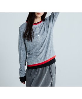 【ジーナシス/JEANASiS】の3カラーレイヤードヘンリー2ピース 人気、トレンドファッション・服の通販 founy(ファニー) ファッション Fashion レディースファッション Fashion for Women おすすめ Recommended / Our Picks インナー Innerwear カットソー Cut and Sewn Top ジャケット Jacket, Outerwear スウェット / スエット Sweatshirt, Sweatwear スラックス Slacks, Dress Pants デニム Denim, Jeans Material トレンド Trend, Trending Now ビスチェ Bustier, Corset Top ベスト Vest, Waistcoat ベーシック Basic, Essential ボトム Bottoms, Lower Wear 今季 This Season, Current Season |ID:prp329100004898682