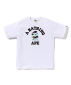 【ア ベイシング エイプ/A BATHING APE】のNEW MULTI CAMO COLLEGE TEE 人気、トレンドファッション・服の通販 founy(ファニー) ファッション Fashion レディースファッション Fashion for Women インナー Innerwear クラシック Classic, Timeless Style ショート Short, Short Length スリーブ Sleeve, Long Sleeve / Short Sleeve パターン Pattern, Design Print フロント Front, Front Design プリント Print, Printed Pattern ラバー Rubber, Rubber Sole thumbnail WHITE|ID: prp329100004898686 ipo3291000000036648893