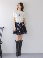 【スナイデル/SNIDEL】の【FLOWER COLLECTION】プリントミニスカート 人気、トレンドファッション・服の通販 founy(ファニー) ファッション Fashion レディースファッション Fashion for Women スカート Skirts ミニスカート Mini Skirts イエロー Yellow ギャザー Gathered, Ruffled コルセット Corset, Bustier シフォン Chiffon, Lightweight Fabric スマート Smart, Elegant フェミニン Feminine, Girly プリント Print, Printed Pattern マーガレット Marguerite, Daisy Pattern ミニスカート Mini Skirt, Short Skirt おすすめ Recommended / Our Picks thumbnail NVY[089]|ID: prp329100004898696 ipo3291000000036648954