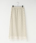 【ローリーズファーム/LOWRYS FARM】のストレッチサテンレーススカート 人気、トレンドファッション・服の通販 founy(ファニー) ファッション Fashion レディースファッション Fashion for Women スカート Skirts サテン Satin, Glossy Fabric シンプル Simple, Minimal ストレッチ Stretch, Stretchy Fabric トレンド Trend, Trending Now レース Lace, Lace Fabric エレガント 上品 Elegant thumbnail アイボリードット20|ID: prp329100004898698 ipo3291000000036648959