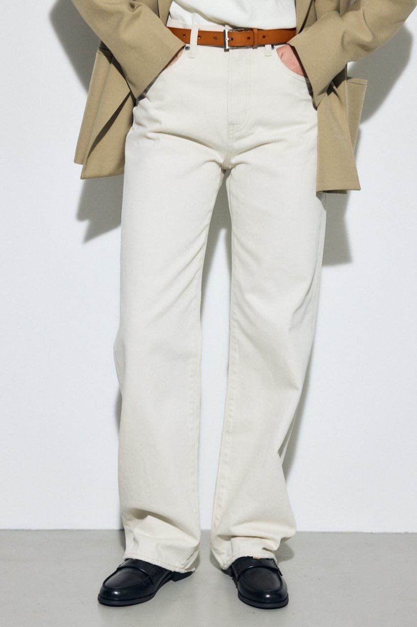 【アズール バイ マウジー/AZUL by moussy】のAZUL DENIM ストレートデニム インテリア・キッズ・メンズ・レディースファッション・服の通販 founy(ファニー) 　ファッション　Fashion　レディースファッション　Fashion for Women　シンプル　Simple, Minimal　ストレッチ　Stretch, Stretchy Fabric　ストレート　Straight, Straight Cut　デニム　Denim, Jeans Material　バランス　Balance, Style Balance　フィット　Fit, Slim Fit　フラット　Flat, Flat Shoes　IVOY3|ID: prp329100004898700 ipo3291000000036648972