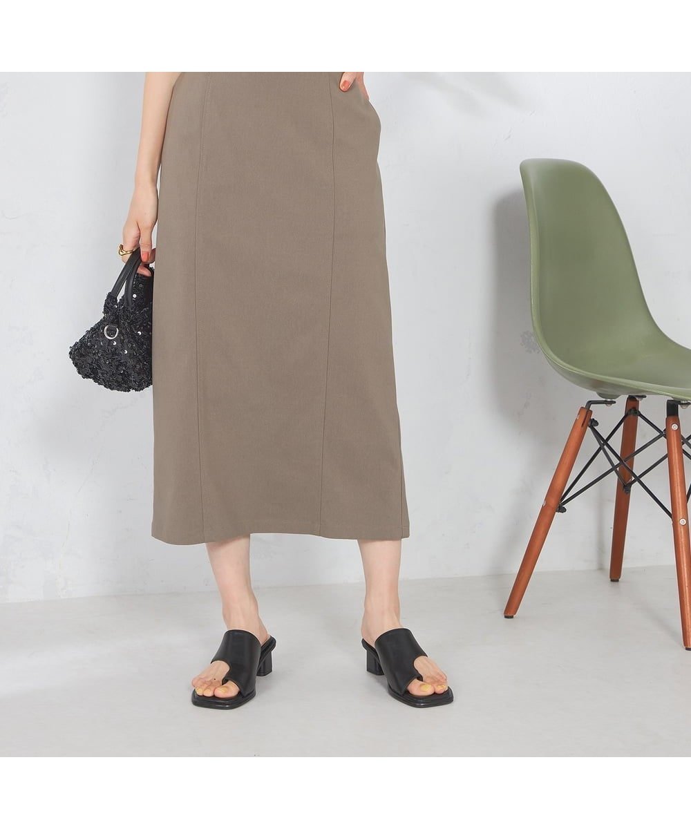 【アー ヴェー ヴェー/a.v.v】の【接触冷感】サマーハイパーストレッチナロースカート インテリア・キッズ・メンズ・レディースファッション・服の通販 founy(ファニー) 　ファッション　Fashion　レディースファッション　Fashion for Women　スカート　Skirts　ジャケット　Jacket, Outerwear　ストレッチ　Stretch, Stretchy Fabric　スリット　Slit, Slit Detail　定番　Standard, Basic Item　人気　Popular, Best Seller　ベーシック　Basic, Essential　再入荷　Restock / Back in Stock　おすすめ　Recommended / Our Picks　夏　Summer　ビジネス 仕事 通勤　Business / Work / Commuting　モカ|ID: prp329100004898703 ipo3291000000036648989