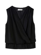 【セルフォード/CELFORD】のカシュクールシア-トップス 人気、トレンドファッション・服の通販 founy(ファニー) ファッション Fashion レディースファッション Fashion for Women トップス・カットソー Cut & Sew Tops ギャザー Gathered, Ruffled スマート Smart, Elegant ランダム Random, Irregular thumbnail BLK[009]|ID: prp329100004898706 ipo3291000000036649014