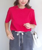 【シップス フォー ウィメン/SHIPS】の手洗い可能 ベーシック TEE 人気、トレンドファッション・服の通販 founy(ファニー) ファッション Fashion レディースファッション Fashion for Women インナー Innerwear シンプル Simple, Minimal ジャケット Jacket, Outerwear 定番 Standard, Basic Item プリント Print, Printed Pattern ベーシック Basic, Essential ロング Long, Long-Length おすすめ Recommended / Our Picks 2024年 2024 2024春夏・S/S Spring/Summer 2024 SS24 thumbnail レッド|ID: prp329100004898708 ipo3291000000036649064