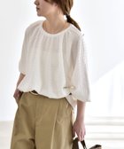 【シップス フォー ウィメン/SHIPS】のquaranciel 洗濯機可能 ジャカード ジャージー クルーネック プルオーバー 人気、トレンドファッション・服の通販 founy(ファニー) ファッション Fashion レディースファッション Fashion for Women トップス・カットソー Cut & Sew Tops カジュアルプルオーバー・ニットトップス Pullovers & Knit Tops / Casual Pullovers 洗える Machine Washable ギャザー Gathered, Ruffled ジャカード／ジャガード Jacquard, Woven Pattern スリーブ Sleeve, Long Sleeve / Short Sleeve ボトム Bottoms, Lower Wear ビジネス 仕事 通勤 Business / Work / Commuting 2026年 2026 thumbnail ホワイト|ID: prp329100004898711 ipo3291000000036649112