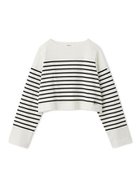 【ミラオーウェン/Mila Owen】のボートネック短丈パネルボーダー 人気、トレンドファッション・服の通販 founy(ファニー) ファッション Fashion レディースファッション Fashion for Women 春 Spring ショート Short, Short Length シンプル Simple, Minimal スマート Smart, Elegant スリット Slit, Slit Detail スリーブ Sleeve, Long Sleeve / Short Sleeve 定番 Standard, Basic Item ボーダー Border, Stripe モノトーン Monotone, Black and White リラックス Relax, Relaxed Fit ワイド Wide, Wide Fit おすすめ Recommended / Our Picks thumbnail BLK[009]|ID: prp329100004898712 ipo3291000000036649136