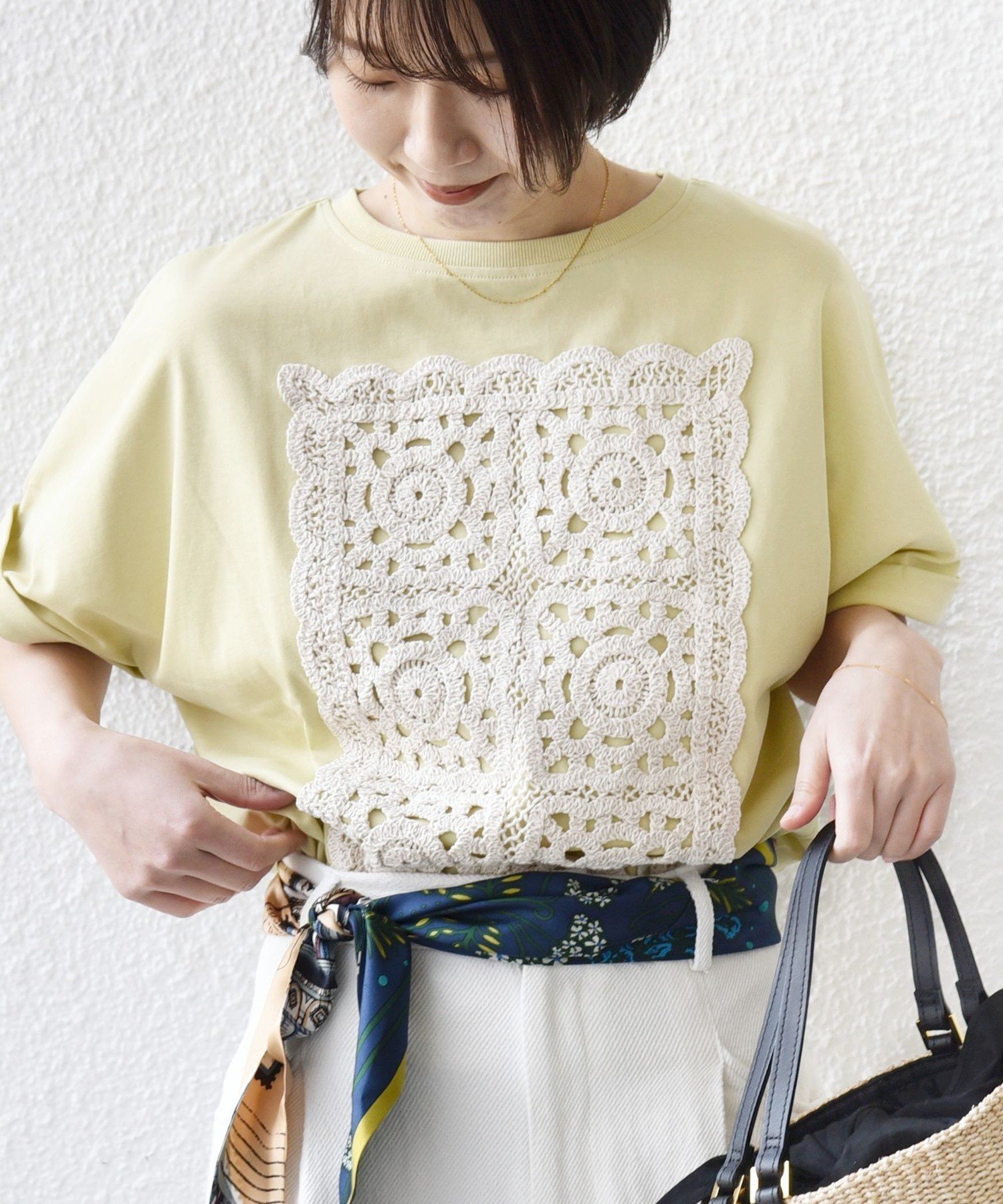 【シップス フォー ウィメン/SHIPS】の【WEB限定】 手洗い可能 クロシェ ドッキング ショート スリーブ プルオーバー 人気、トレンドファッション・服の通販 founy(ファニー) 　ファッション　Fashion　レディースファッション　Fashion for Women　トップス・カットソー　Cut & Sew Tops　カジュアルプルオーバー・ニットトップス　Pullovers & Knit Tops / Casual Pullovers　アクセサリー　Fashion Accessories　イエロー　Yellow　クロシェ　Crochet, Knitted Lace　ショート　Short, Short Length　シンプル　Simple, Minimal　スリーブ　Sleeve, Long Sleeve / Short Sleeve　ドッキング　Docking, Mixed Material　なめらか　Smooth, Silky Texture　ボトム　Bottoms, Lower Wear　ポケット　Pocket, Pocket Detail　ロールアップ　Roll-Up, Cuffed Hem　ワイド　Wide, Wide Fit　2026年　2026　 other-1|ID: prp329100004898714 ipo3291000000036649150