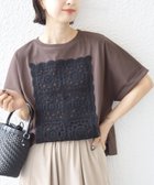 【シップス フォー ウィメン/SHIPS】の【WEB限定】 手洗い可能 クロシェ ドッキング ショート スリーブ プルオーバー 人気、トレンドファッション・服の通販 founy(ファニー) ファッション Fashion レディースファッション Fashion for Women トップス・カットソー Cut & Sew Tops カジュアルプルオーバー・ニットトップス Pullovers & Knit Tops / Casual Pullovers アクセサリー Fashion Accessories イエロー Yellow クロシェ Crochet, Knitted Lace ショート Short, Short Length シンプル Simple, Minimal スリーブ Sleeve, Long Sleeve / Short Sleeve ドッキング Docking, Mixed Material なめらか Smooth, Silky Texture ボトム Bottoms, Lower Wear ポケット Pocket, Pocket Detail ロールアップ Roll-Up, Cuffed Hem ワイド Wide, Wide Fit 2026年 2026 thumbnail ブラウン|ID: prp329100004898714 ipo3291000000036649156