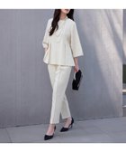 【ドレス/DRESS+】のきれいめペプラムパンツセットアップ 人気、トレンドファッション・服の通販 founy(ファニー) ファッション Fashion レディースファッション Fashion for Women セットアップ Matching Sets レディースパンツ・ボトムス Pants & Trousers / Bottoms コンパクト Compact, Small Size スリーブ Sleeve, Long Sleeve / Short Sleeve ハンカチ Handkerchief, Hanky フレア Flare, Flared プリーツ Pleats, Pleated ペプラム Peplum, Flared Hem ポケット Pocket, Pocket Detail エレガント 上品 Elegant thumbnail ライトベージュ|ID: prp329100004898731 ipo3291000000036649294