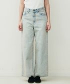 【ジョンブルプライベートラボ/Johnbull Private labo】のケミカルデニムワイドパンツ 人気、トレンドファッション・服の通販 founy(ファニー) ファッション Fashion レディースファッション Fashion for Women パンツ Pants & Trousers シンプル Simple, Minimal デニム Denim, Jeans Material ロング Long, Long-Length ワイド Wide, Wide Fit ヴィンテージ Vintage Style 春 Spring thumbnail ライトインディゴブルー|ID: prp329100004898746 ipo3291000000036649355